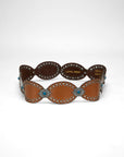 Alta Buena Leather Belt In Calfskin-Brown