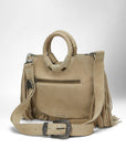 Sedona Tassle Bag In Suede Leather
