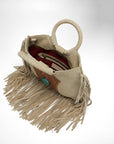 Sedona Tassle Bag In Suede Leather
