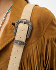 Sedona Tassle Bag In Suede Leather
