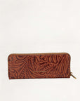 Ranch Road Jewelery Case In Hand Finished Embossed Leather - Brown