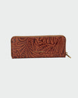 Ranch Road Jewelery Case In Hand Finished Embossed Leather - Brown