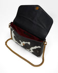 LW On The Go Medium Chain Bag In Cowhide And Calfskin