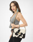 LW On The Go Medium Chain Bag In Cowhide And Calfskin