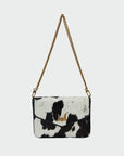 LW On The Go Medium Chain Bag In Cowhide And Calfskin