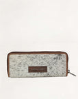 Ranch Road Jewelery Case In Brown & White Cowhide