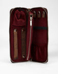 Ranch Road Jewelery Case In Brown & White Cowhide