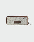 Ranch Road Jewelery Case In Brown & White Cowhide