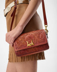 Savi Mini Bag In Handtooled Leather