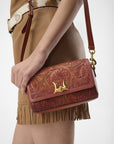Savi Mini Bag In Handtooled Leather
