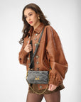Savi Mini Bag In Calf Leather - Black