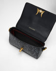 Savi Mini Bag In Calf Leather - Black