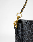 Savi Mini Bag In Calf Leather - Black