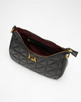 Joe Quilted Nappa Leather Bag-Black
