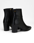 Pointed Leather Booties