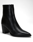 Pointed Leather Booties