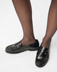 Leather Loafers - Black