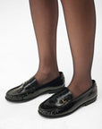 Leather Loafers - Black