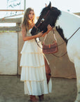 Dannia Large Purse - Saddle Brown
