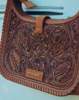 Dannia Large Purse - Saddle Brown