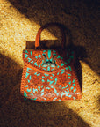 Leon Mini Handle Purse - Whiskey & Water