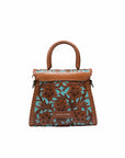 Leon Mini Handle Purse - Whiskey & Water