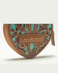 Cupid Coin Pouch Handtooled Leather - Whiskey & Water