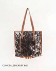 Hide And Fringe Large Cowhide Purse