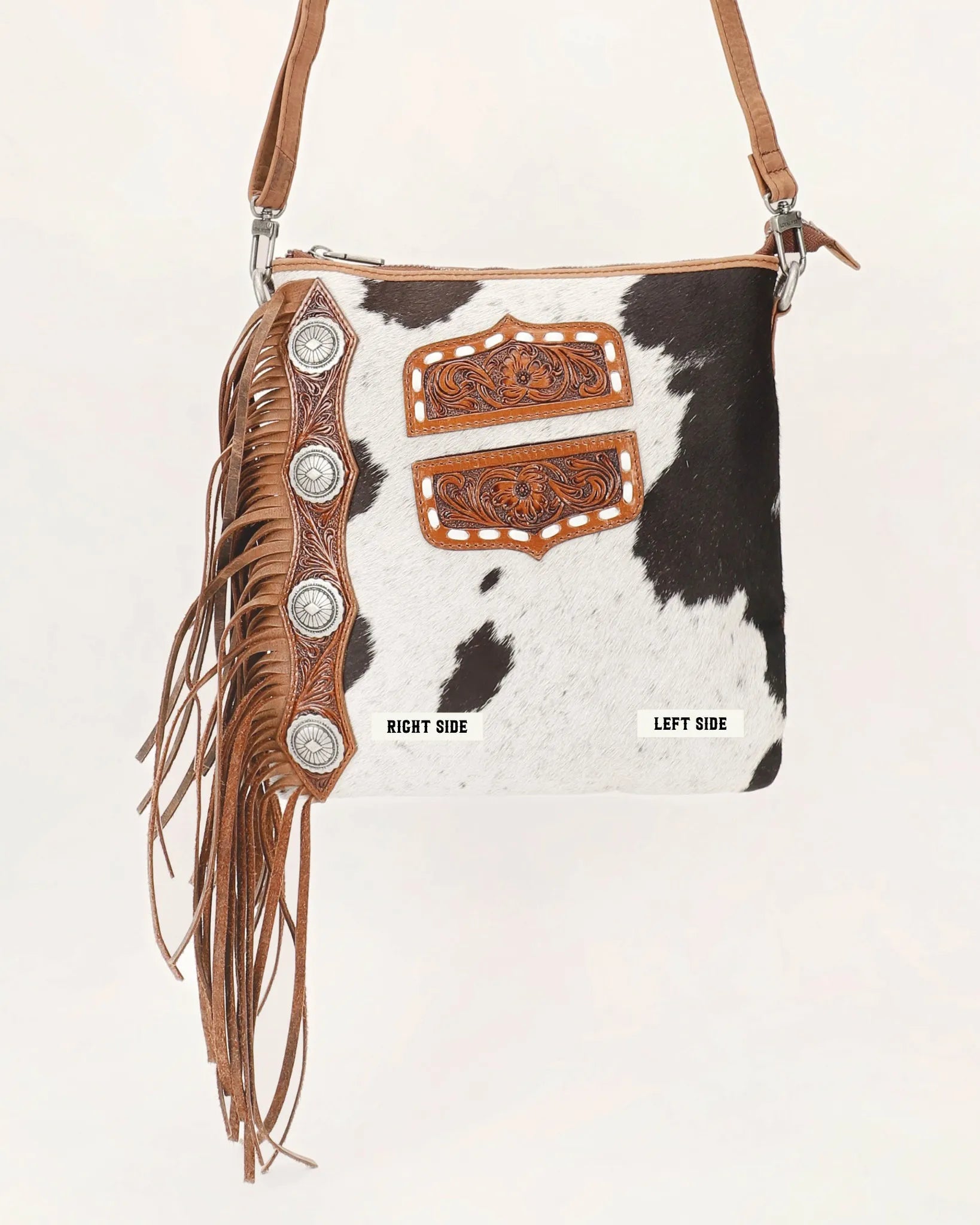 Ranch Queen Cowhide Tassle-Bag