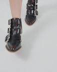 Rodeo Ankle Bootie In Calfskin