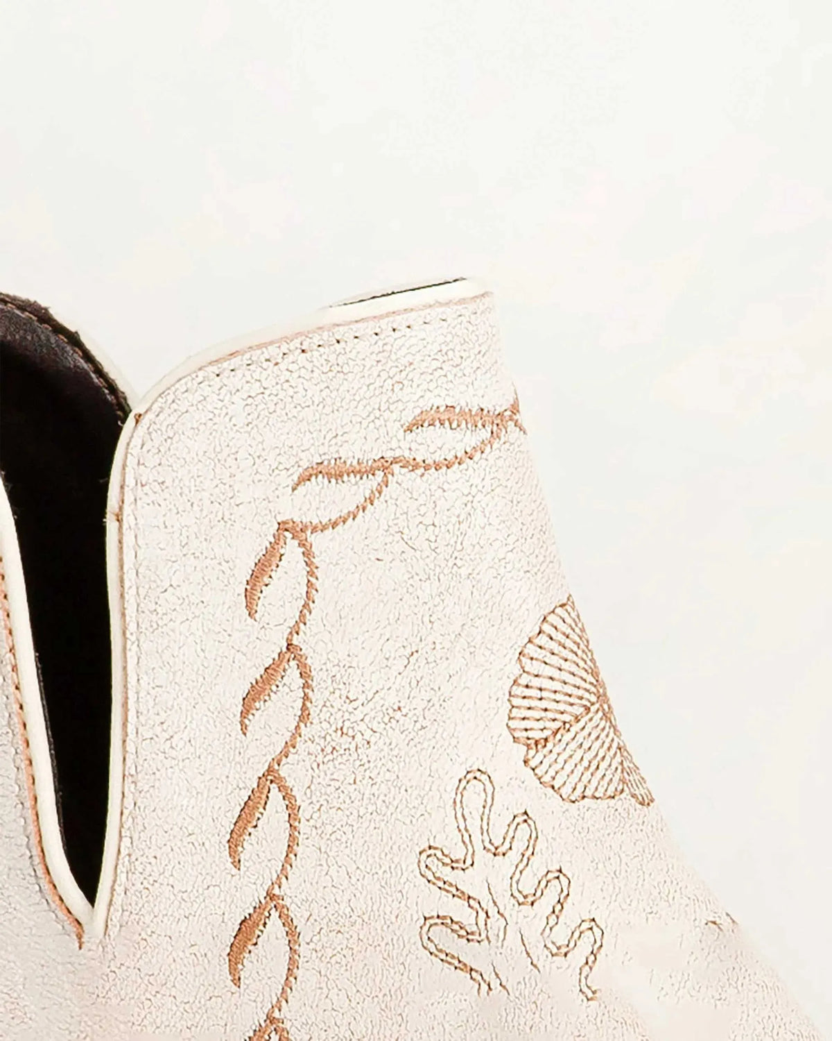 South West Booties White Calfskin