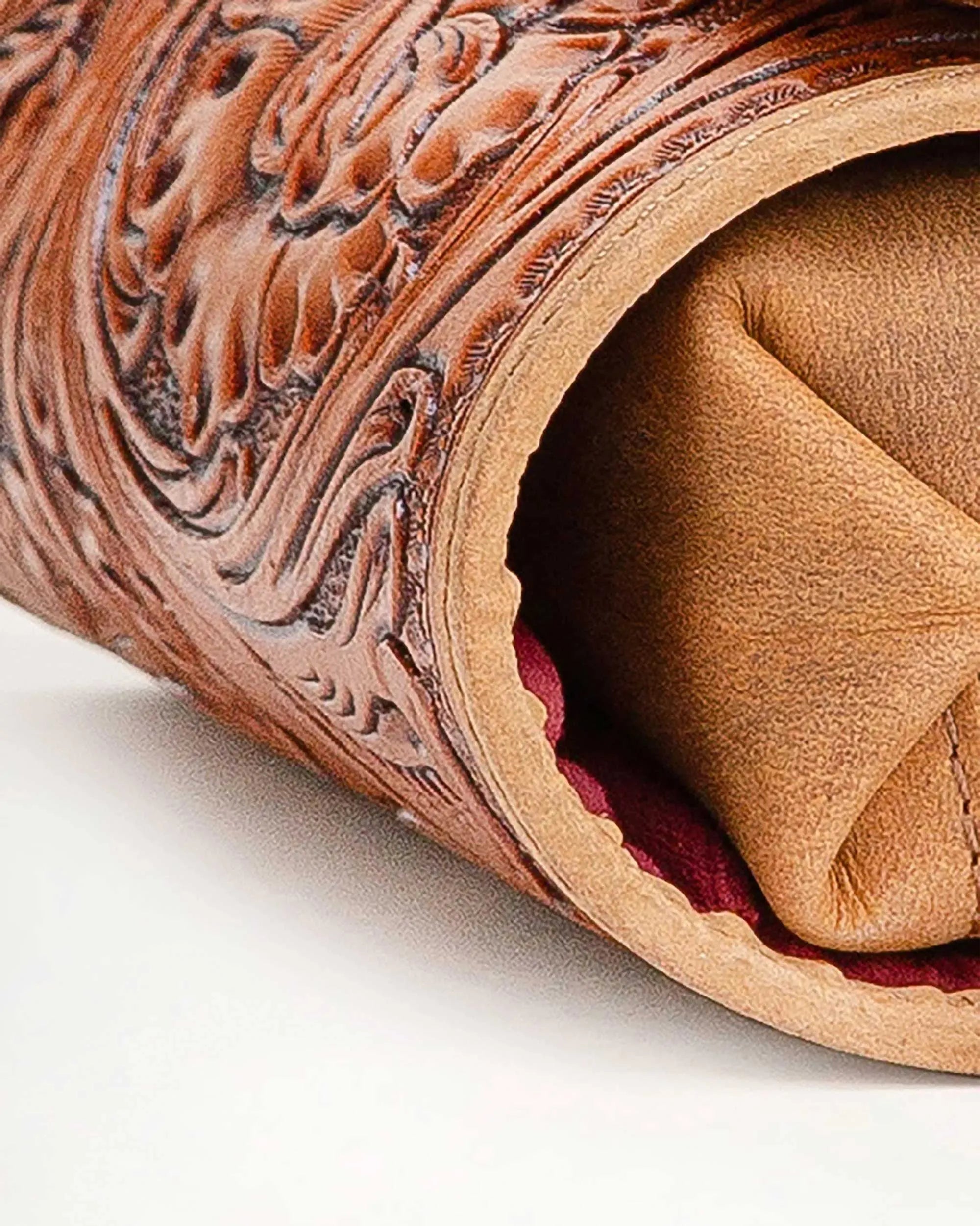 Hand-Tooled Leather Canyon Jewellery Case