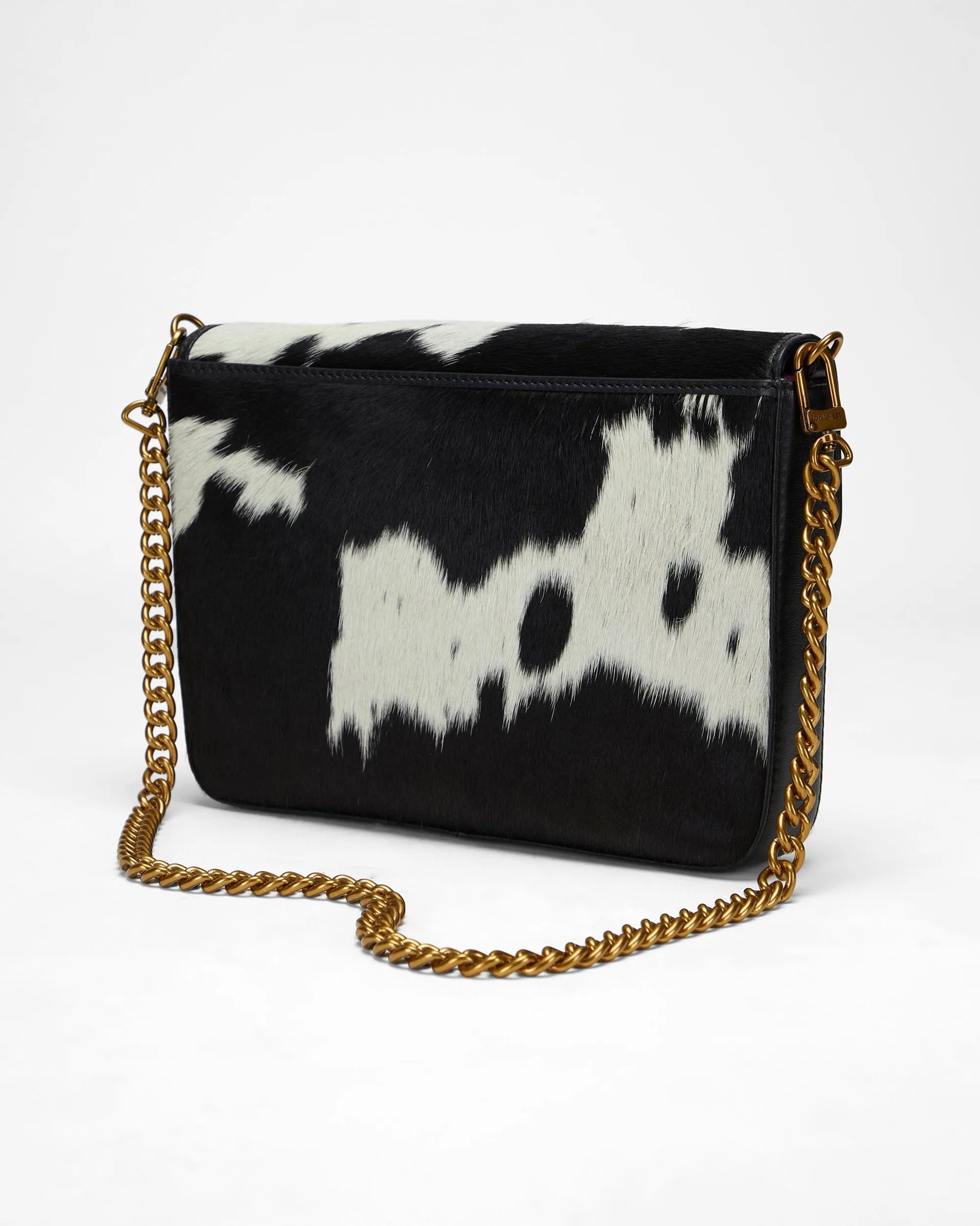 LW On The Go Medium Chain Bag In Cowhide And  Calfskin