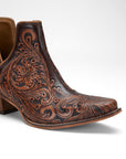 Loyal West X Myra Handtooled Booties - Tan