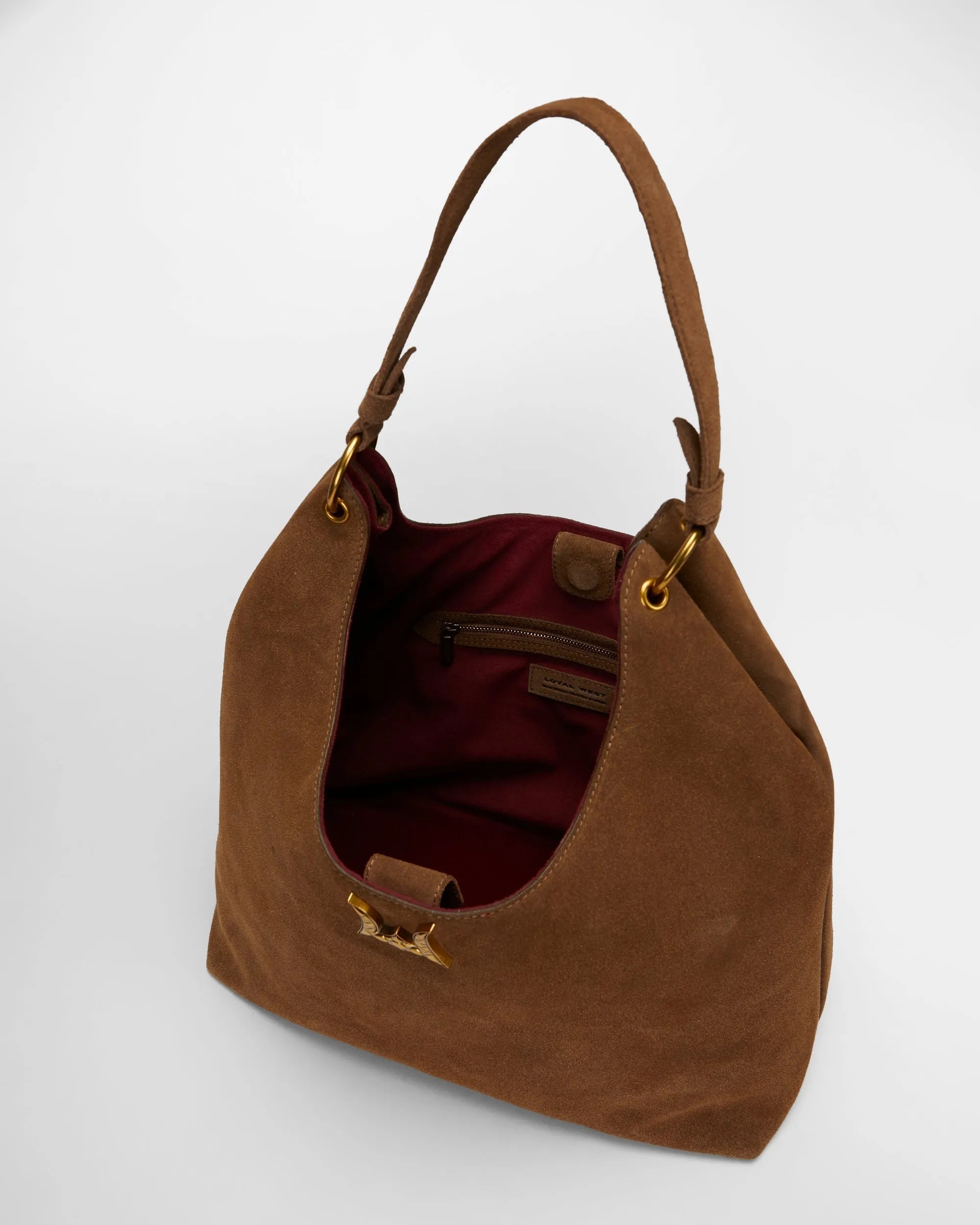 LW Large Purse - In Suede Leather