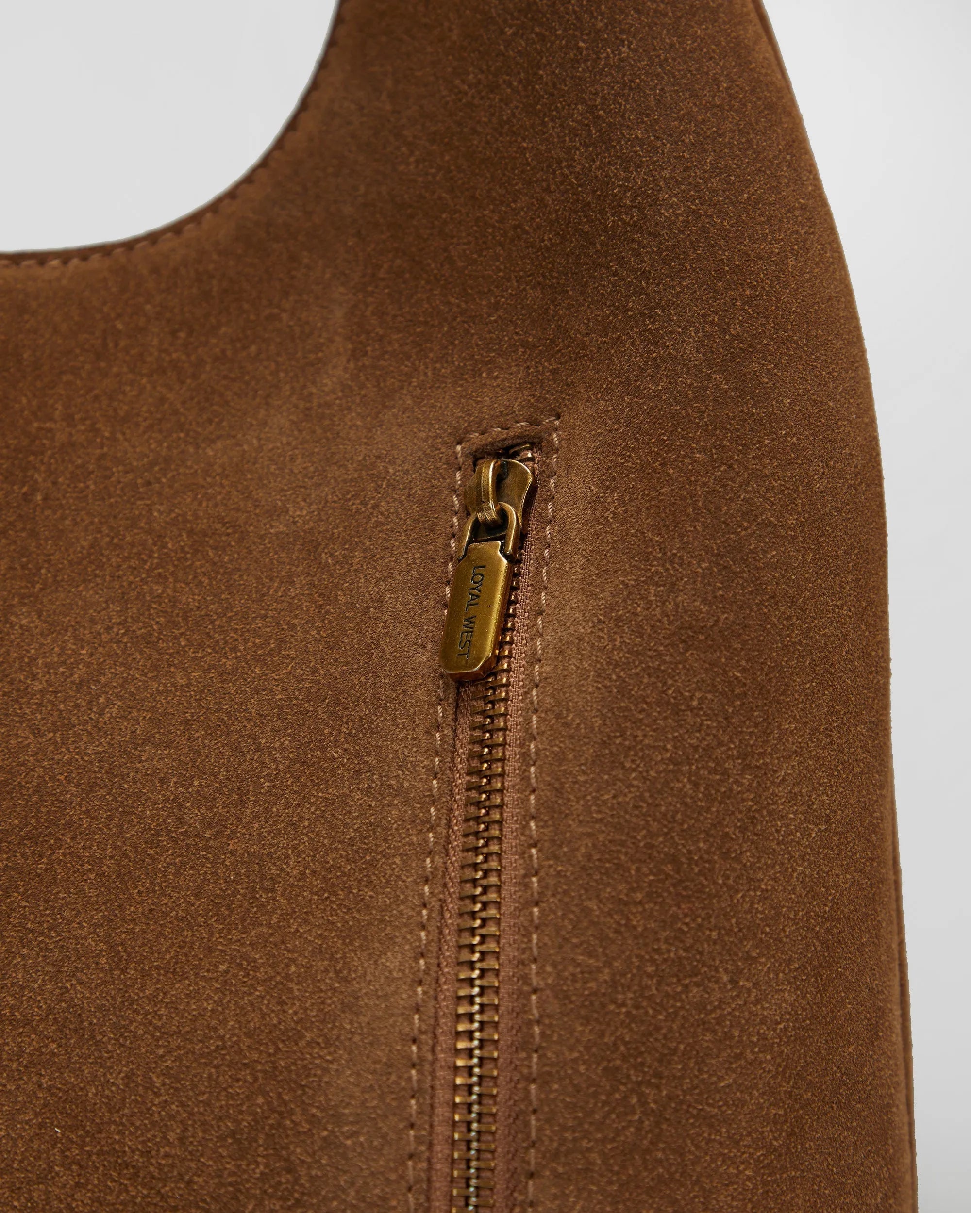 LW Large Purse - In Suede Leather