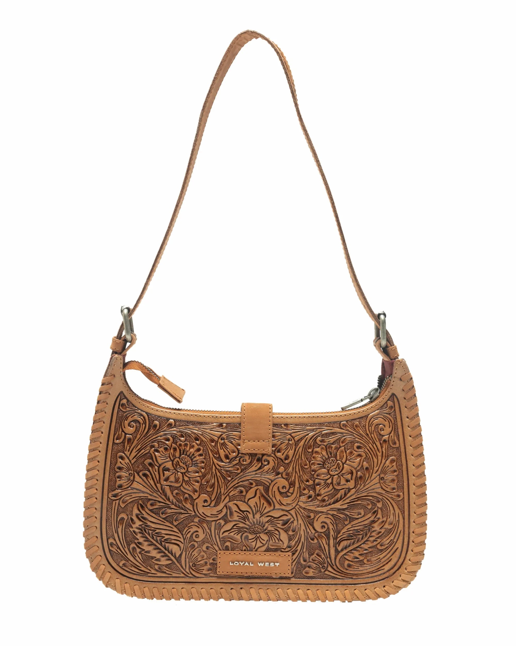 Dannia Large Purse - Saddle Brown
