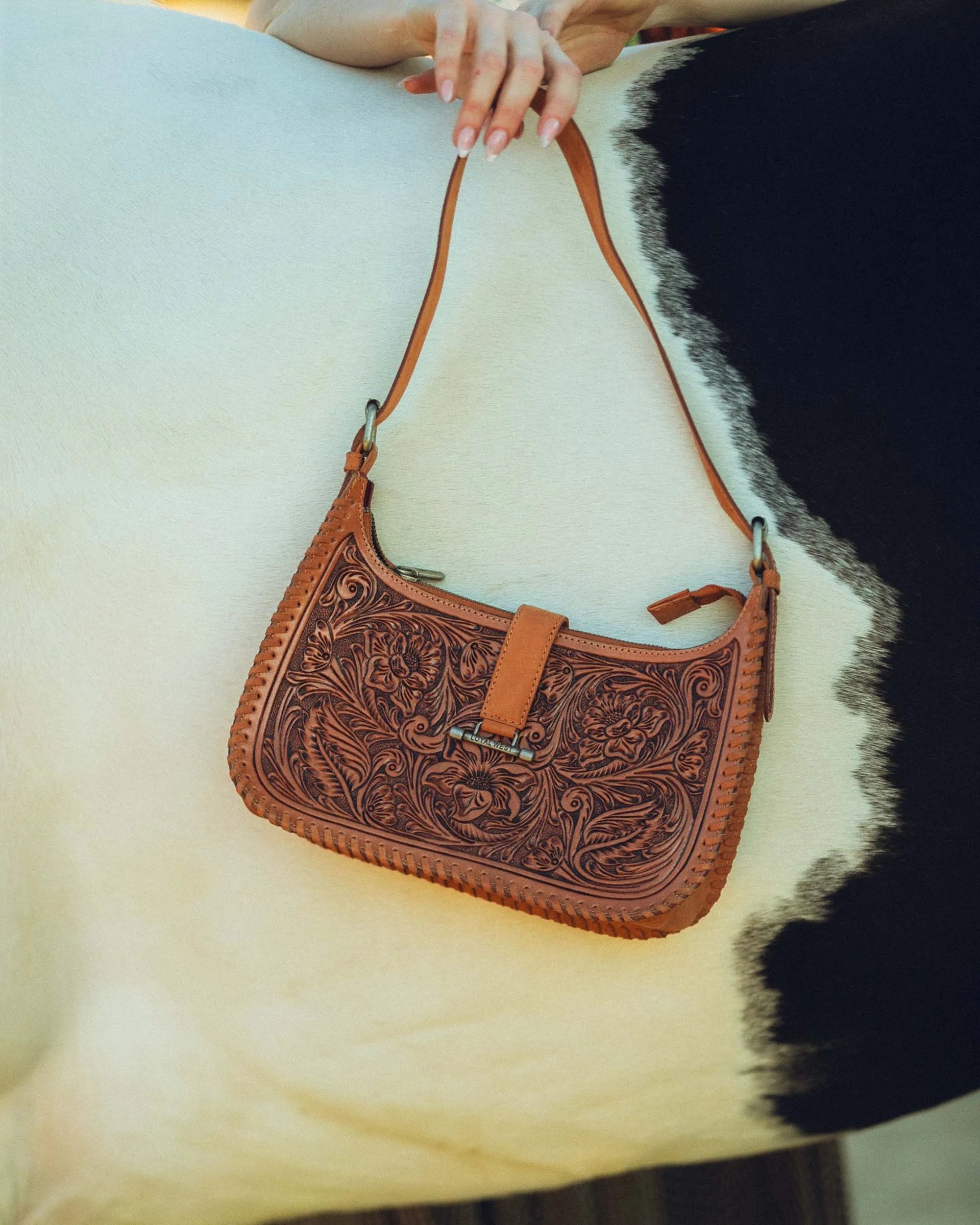 Dannia Large Purse - Saddle Brown