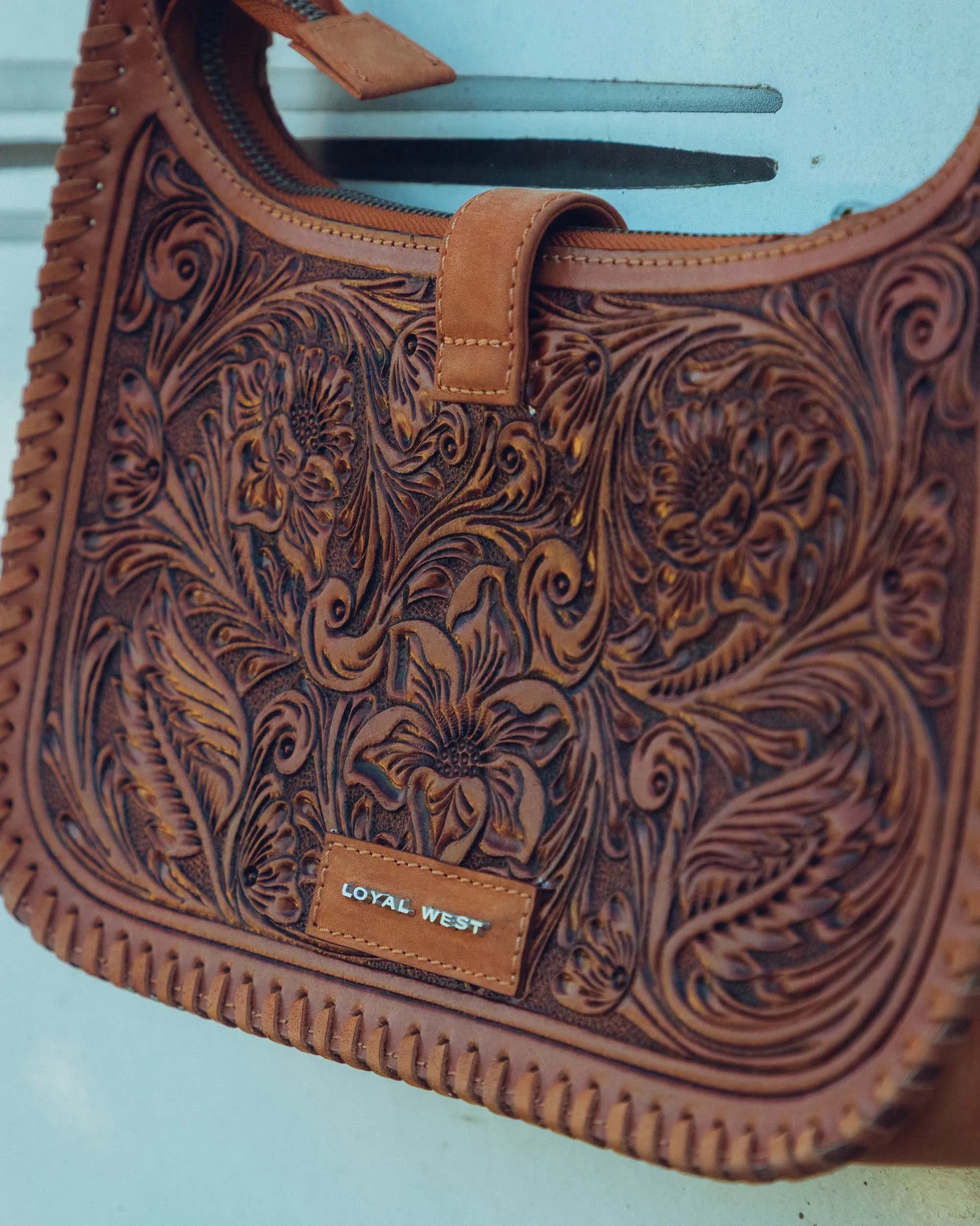 Dannia Large Purse - Saddle Brown