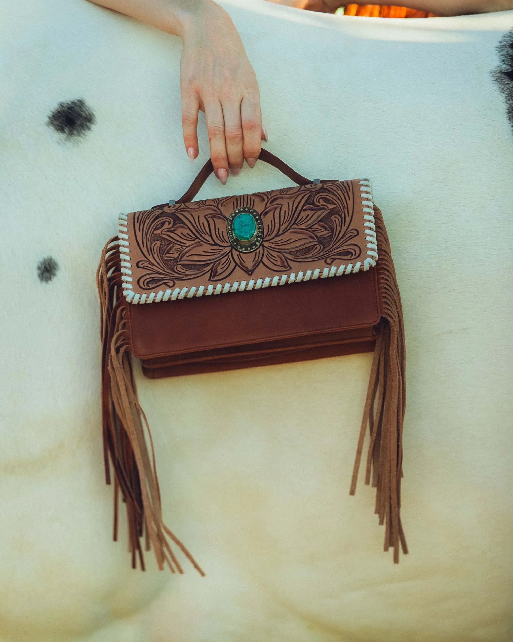 Saddle Luxe Handbag
