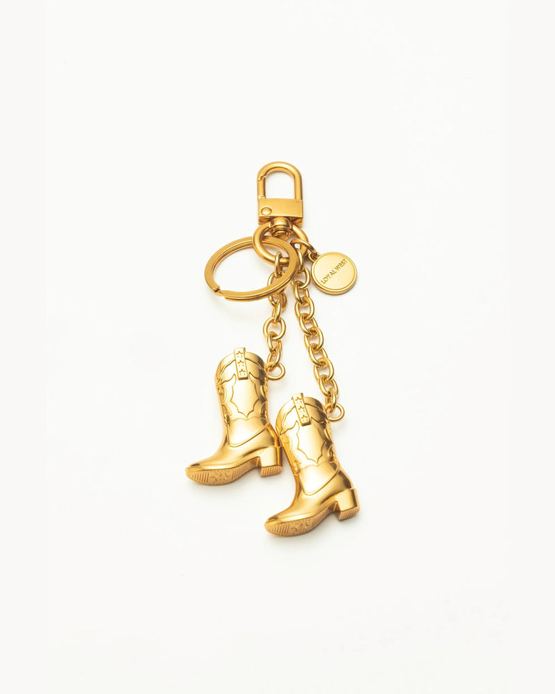 LW - Boots Bag Charm - Rustler Gold
