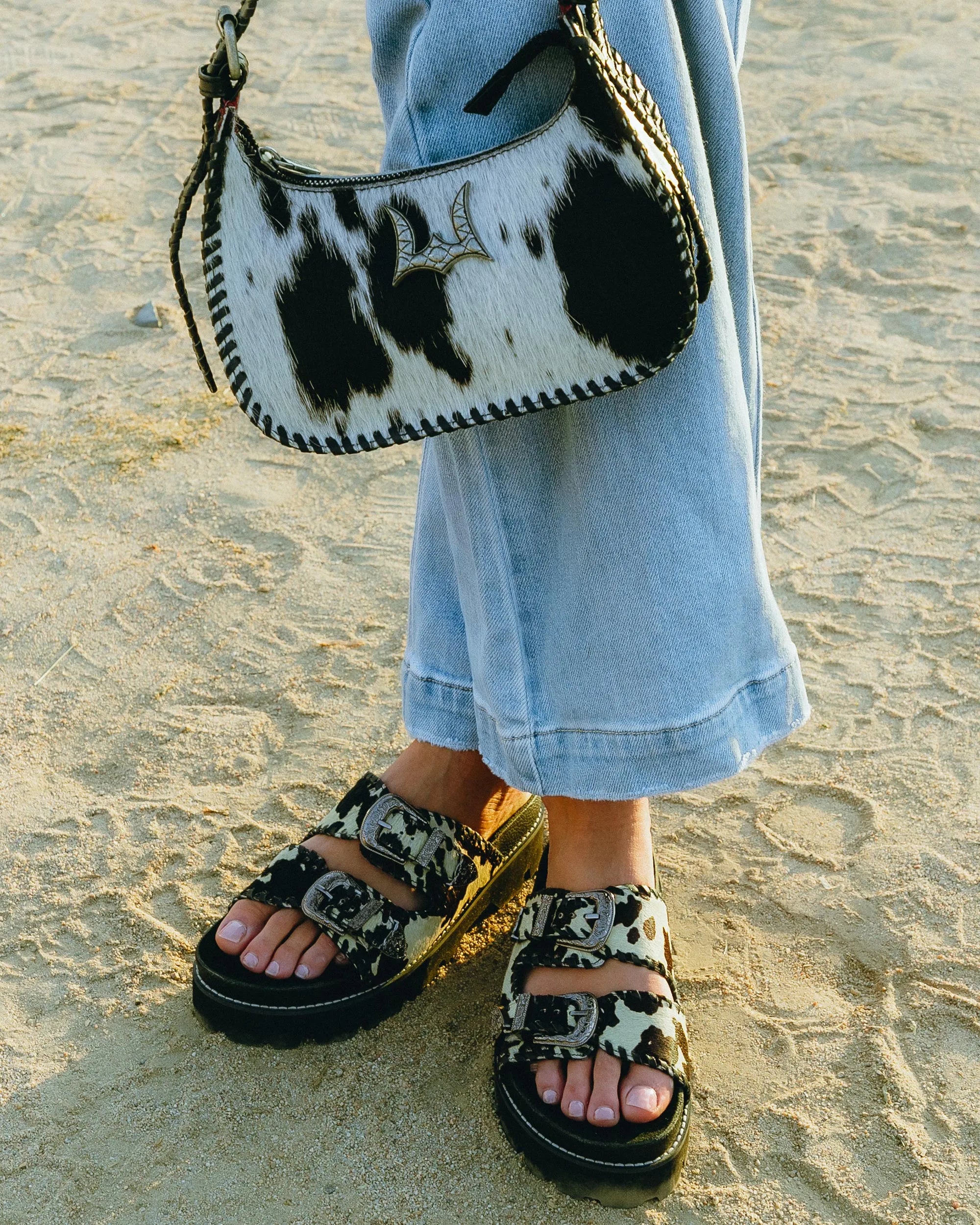 Serena Cowhide Sandals
