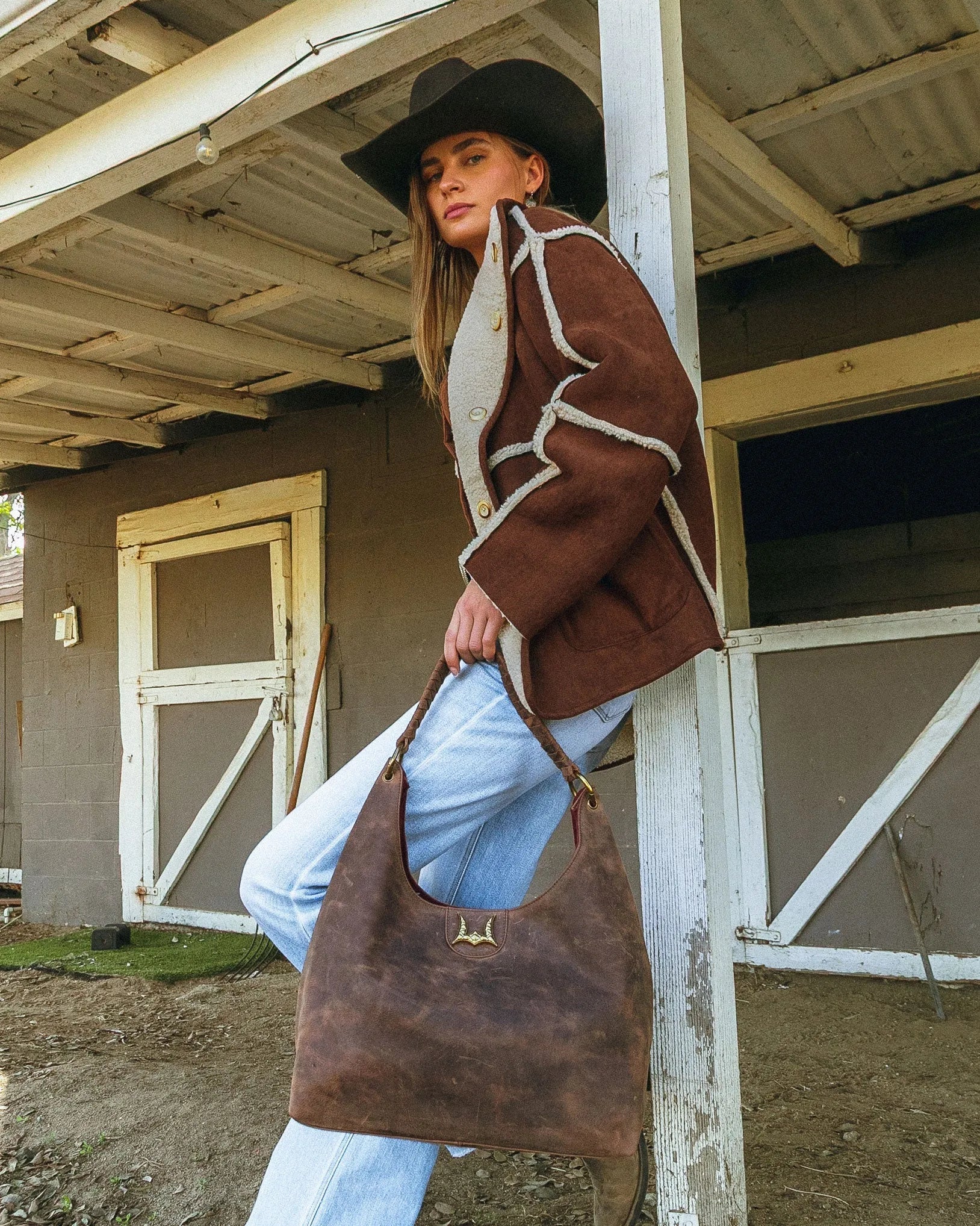Lw Large Purse In Brunette Leather – Loyal West Retail