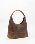 Lw Large Purse In Brunette Leather