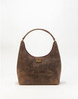 Lw Large Purse In Brunette Leather