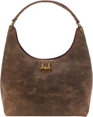 Lw Large Purse In Brunette Leather