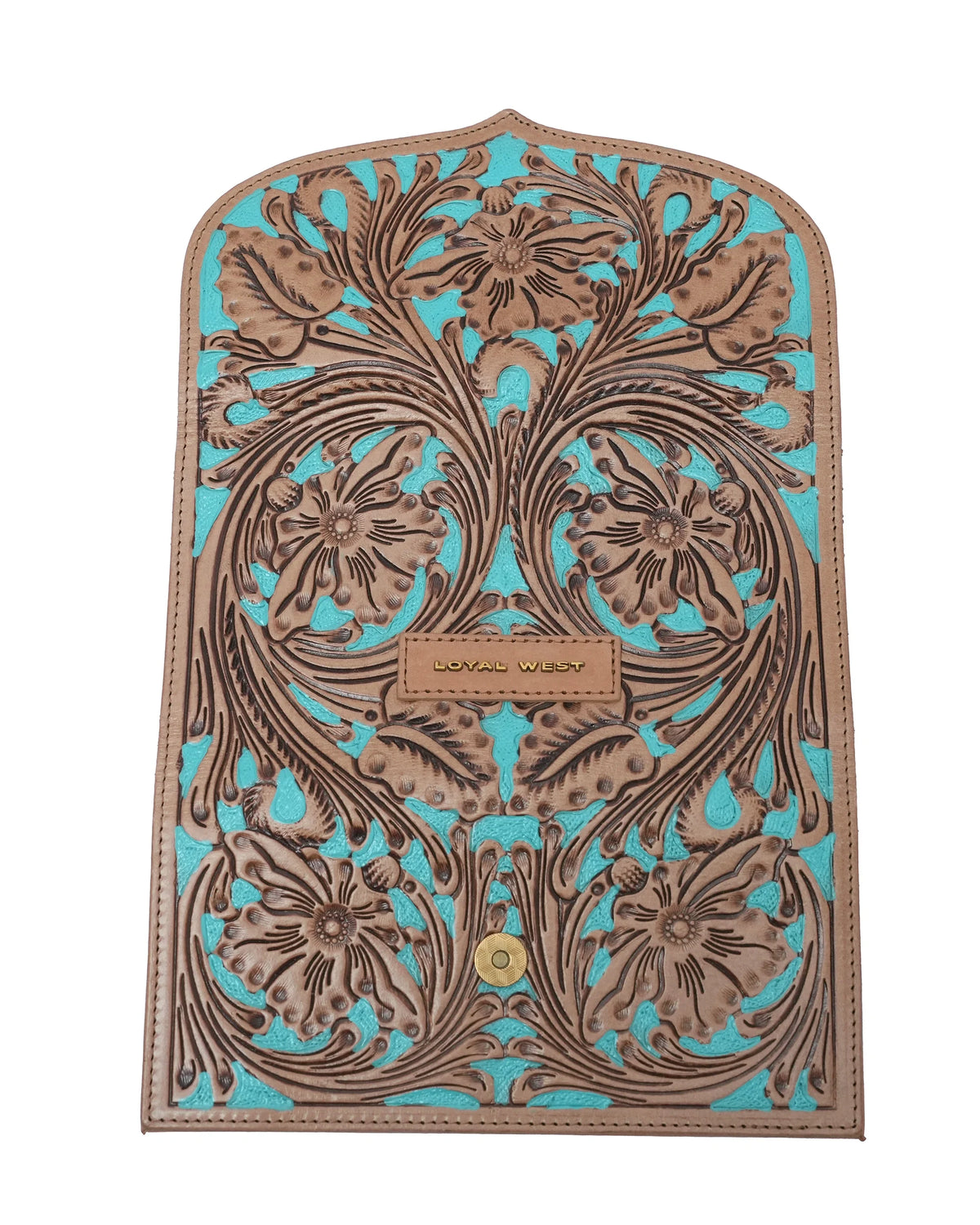 Handtooled Gloriana Wallet – Whiskey &amp; Water