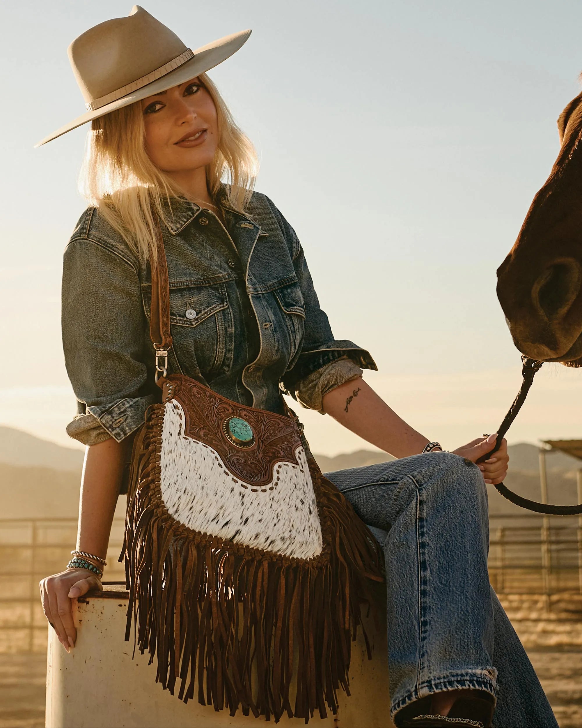 Painted Desert Tassle Bag