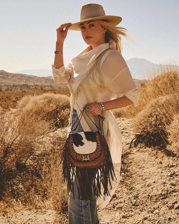 Desert Dahilia Tassle Bag