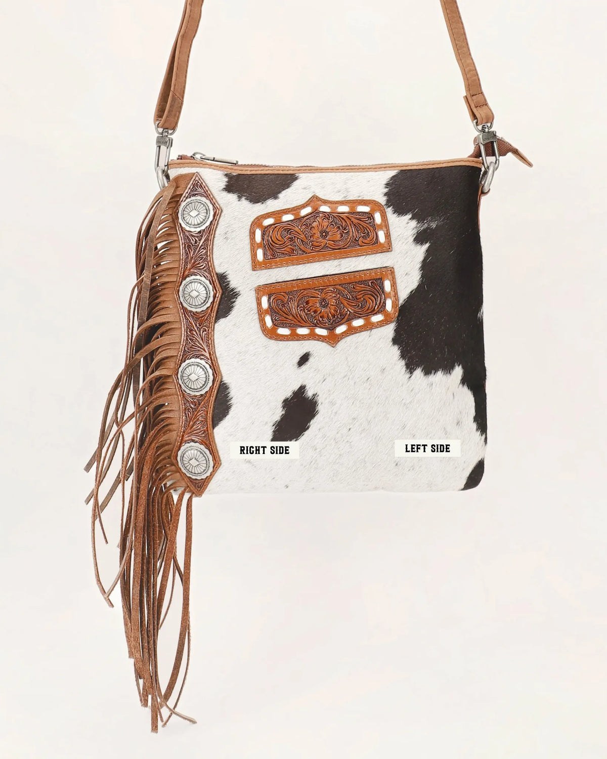 Ranch Queen Cowhide Tassle-Bag